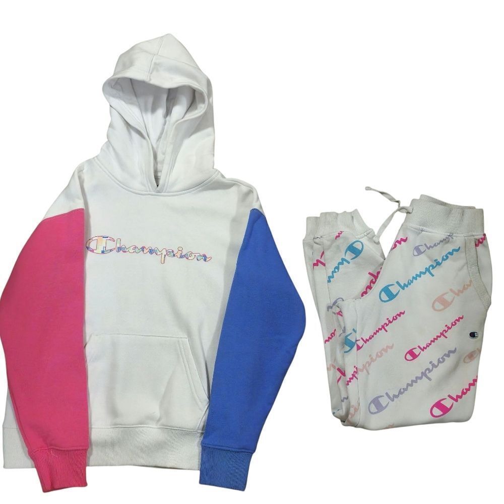 Champion Pullover Hoodie & Joggers Set
